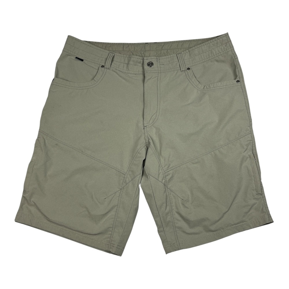 Kuhl Good Pre-Owned Renegade Shorts Men's 38 Tan Ripstop Hiking Technical